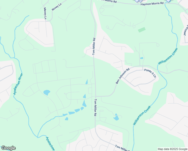 map of restaurants, bars, coffee shops, grocery stores, and more near 979 Tom Miller Road in Bethlehem