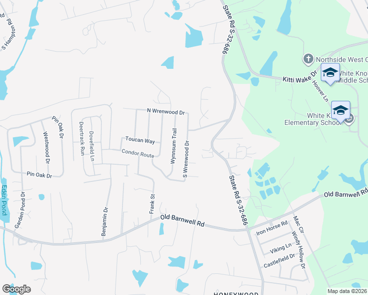 map of restaurants, bars, coffee shops, grocery stores, and more near 116 South Wrenwood Drive in Lexington