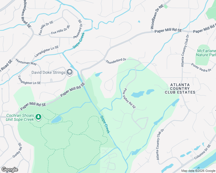 map of restaurants, bars, coffee shops, grocery stores, and more near 359 Cherry Hill Drive in Marietta