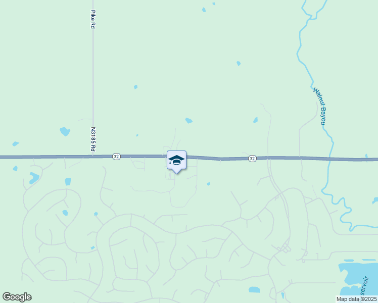 map of restaurants, bars, coffee shops, grocery stores, and more near 23947A State Highway 32 in Burneyville
