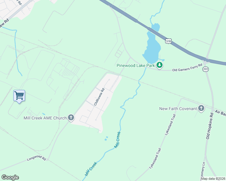 map of restaurants, bars, coffee shops, grocery stores, and more near 131 Mill Creek Parkway in Columbia