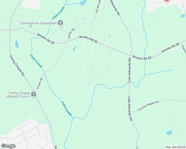 map of restaurants, bars, coffee shops, grocery stores, and more near 2070 Uniwattee Trail Southeast in Dacula
