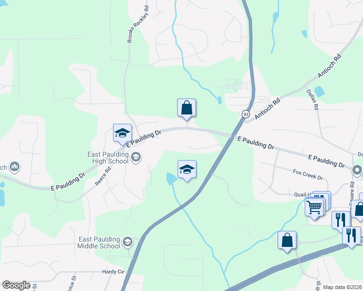 map of restaurants, bars, coffee shops, grocery stores, and more near 228 Etowah Drive in Dallas