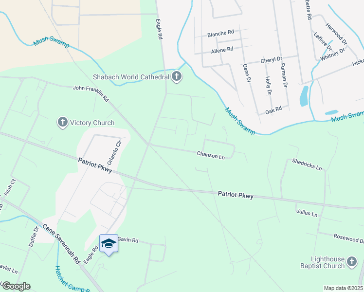 map of restaurants, bars, coffee shops, grocery stores, and more near 4815 Chanson Lane in Sumter