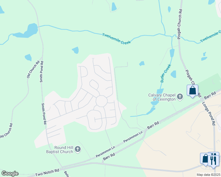 map of restaurants, bars, coffee shops, grocery stores, and more near 139 Star Hill Lane in Lexington