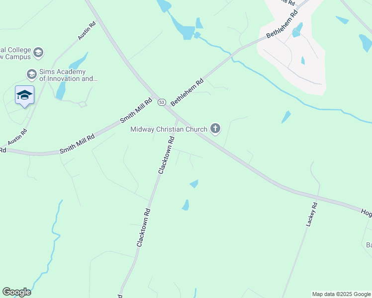 map of restaurants, bars, coffee shops, grocery stores, and more near 84 Morningdale Circle in Winder