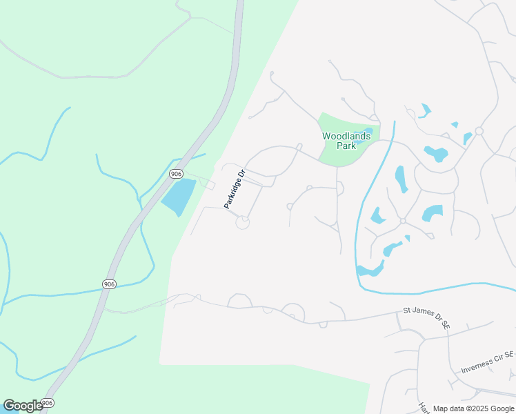 map of restaurants, bars, coffee shops, grocery stores, and more near 2487 Park Ridge Drive in Saint James