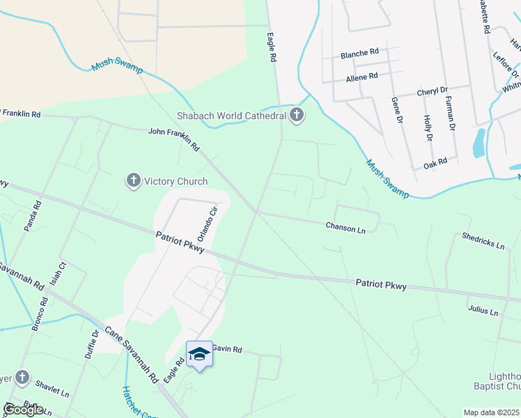 map of restaurants, bars, coffee shops, grocery stores, and more near 805 Eagle Road in Sumter