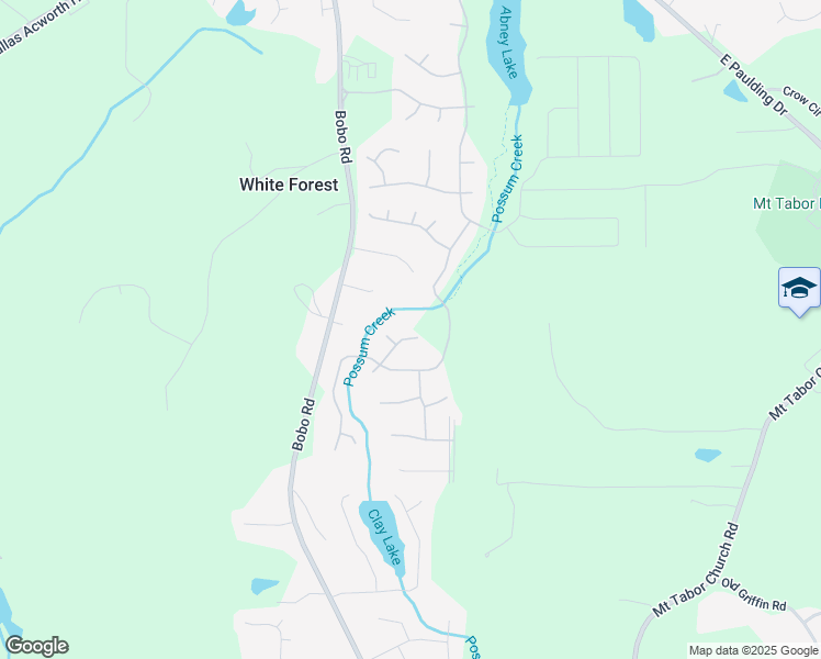 map of restaurants, bars, coffee shops, grocery stores, and more near 106 Laurelwood Lane in Dallas