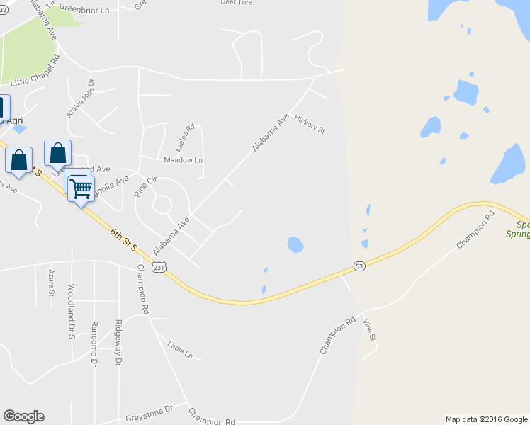 map of restaurants, bars, coffee shops, grocery stores, and more near 821 Sunshine Avenue in Oneonta