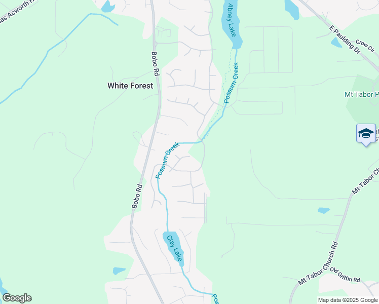 map of restaurants, bars, coffee shops, grocery stores, and more near 109 Laurelwood Lane in Dallas