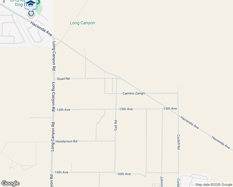 map of restaurants, bars, coffee shops, grocery stores, and more near Camino Zangri in Desert Hot Springs