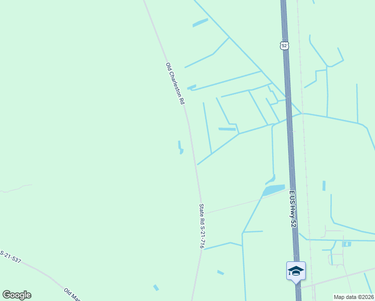 map of restaurants, bars, coffee shops, grocery stores, and more near 2624 Old Charleston Road in Scranton