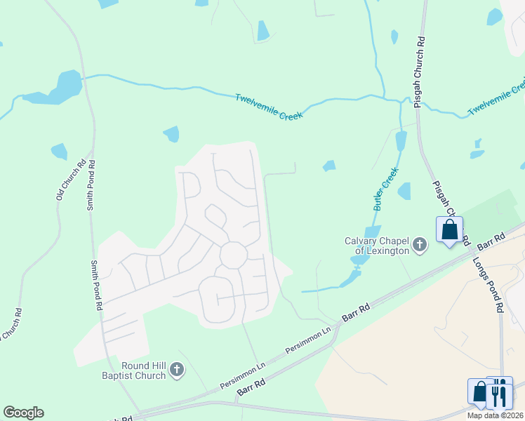 map of restaurants, bars, coffee shops, grocery stores, and more near 156 Star Hill Lane in Lexington