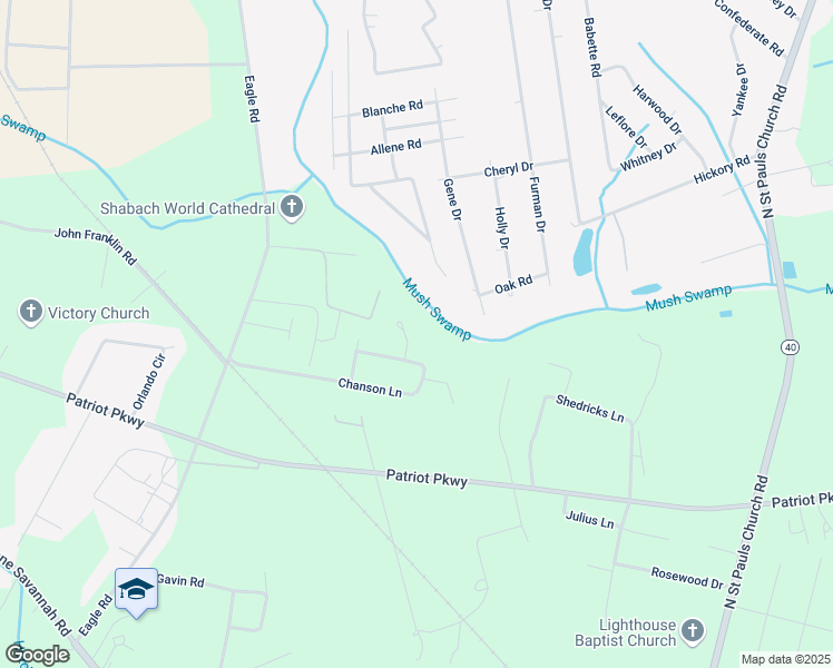 map of restaurants, bars, coffee shops, grocery stores, and more near 30 Chanson Court in Sumter