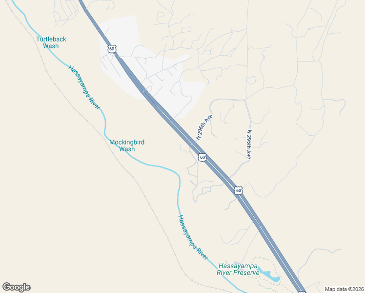 map of restaurants, bars, coffee shops, grocery stores, and more near 50602 U.S. Highway 60 89 in Wickenburg