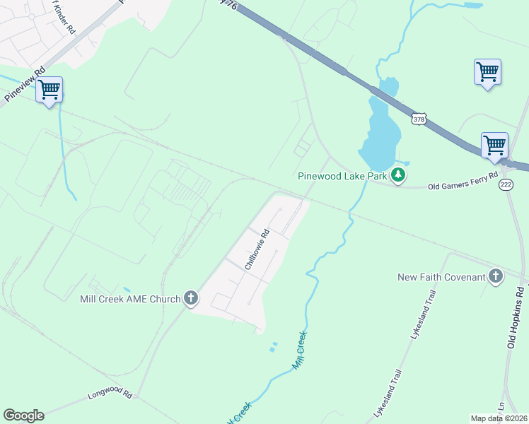 map of restaurants, bars, coffee shops, grocery stores, and more near 417 Longwood Road in Columbia