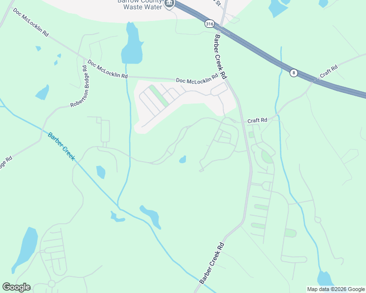 map of restaurants, bars, coffee shops, grocery stores, and more near 1462 Georgia Club Drive in Statham