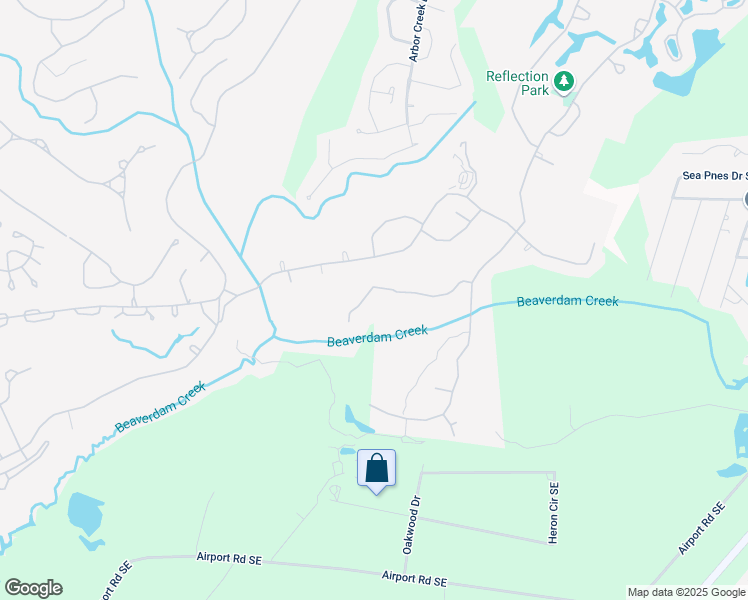 map of restaurants, bars, coffee shops, grocery stores, and more near 3687 Fairfield Way in Southport