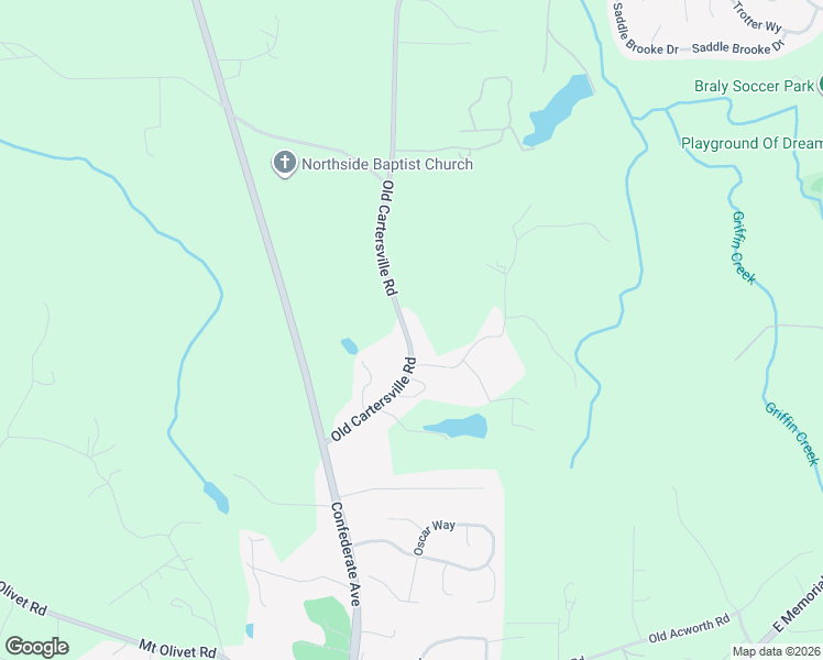 map of restaurants, bars, coffee shops, grocery stores, and more near 360 Old Cartersville Road in Dallas