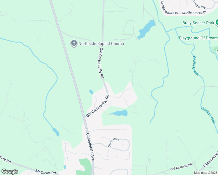 map of restaurants, bars, coffee shops, grocery stores, and more near 360 Old Cartersville Road in Dallas