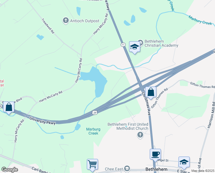 map of restaurants, bars, coffee shops, grocery stores, and more near 69 West Wiseman Lane in Bethlehem