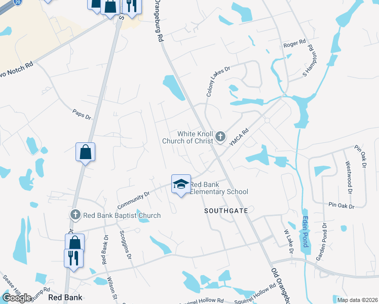 map of restaurants, bars, coffee shops, grocery stores, and more near 244 Amber Chase Court in Lexington