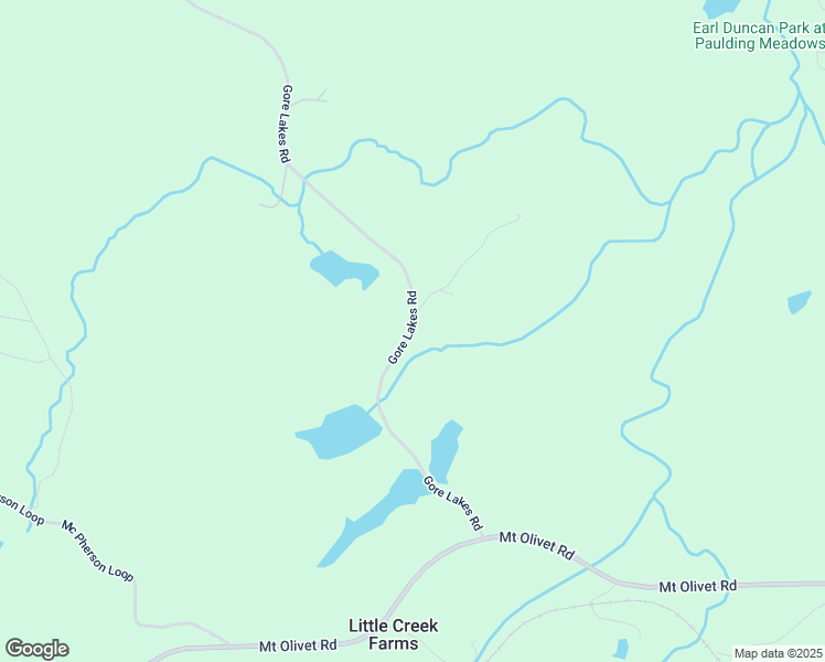 map of restaurants, bars, coffee shops, grocery stores, and more near Gore Lakes Road in Dallas