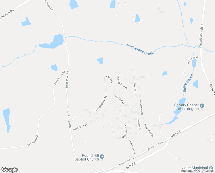 map of restaurants, bars, coffee shops, grocery stores, and more near 536 Ariel Circle in Lexington