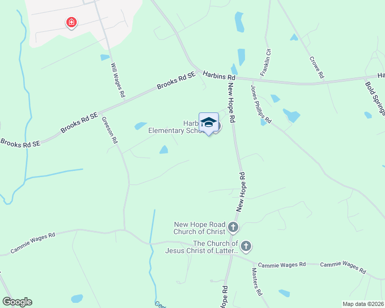 map of restaurants, bars, coffee shops, grocery stores, and more near 2629 Maggie Woods Court in Dacula