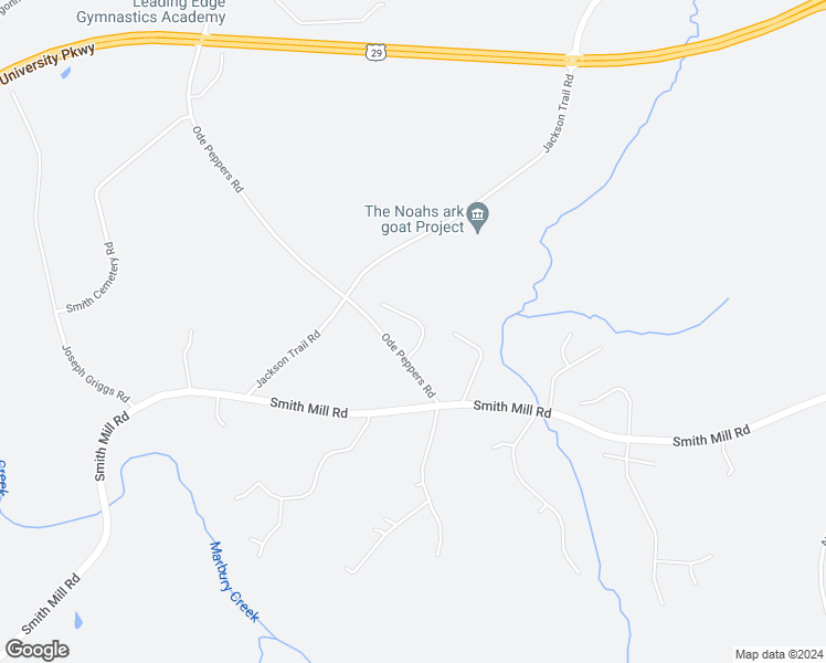 map of restaurants, bars, coffee shops, grocery stores, and more near 856 Ode Peppers Court in Winder