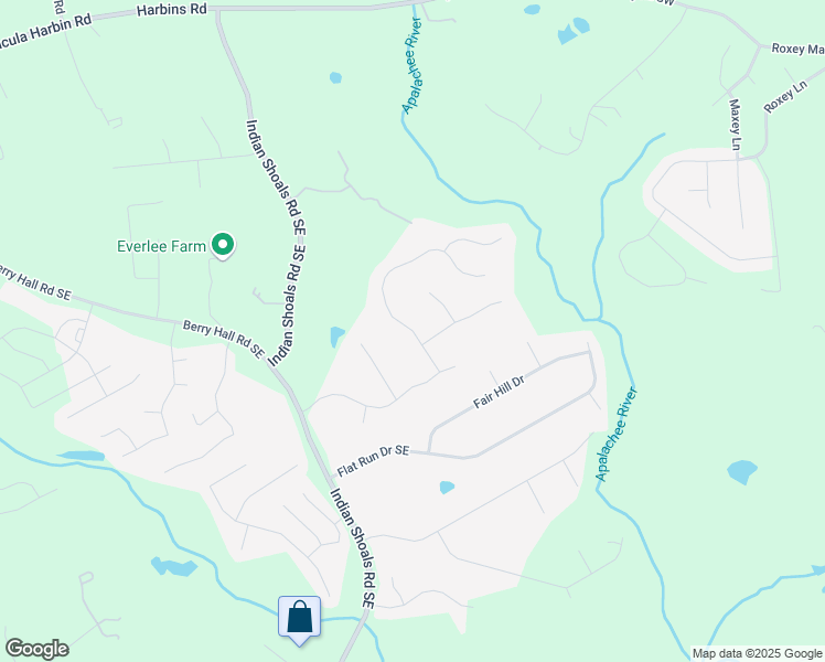 map of restaurants, bars, coffee shops, grocery stores, and more near Snowshoe Bend Southeast in Bethlehem