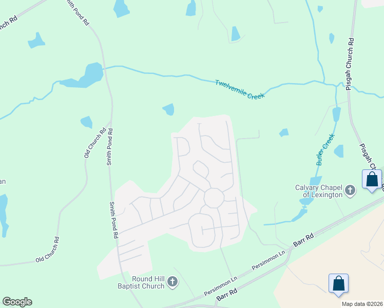 map of restaurants, bars, coffee shops, grocery stores, and more near 161 Broad Oak Lane in Lexington