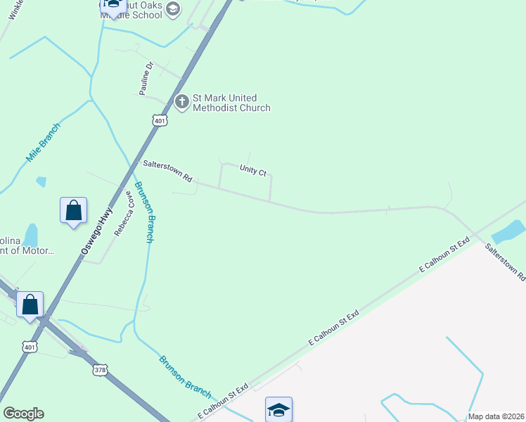 map of restaurants, bars, coffee shops, grocery stores, and more near 1090 Salters Town Road in Sumter