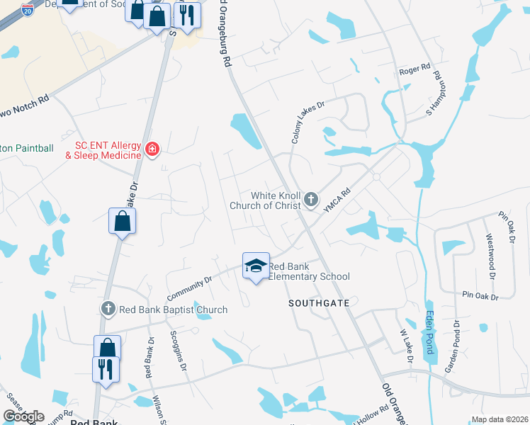 map of restaurants, bars, coffee shops, grocery stores, and more near 224 Amber Chase Court in Lexington