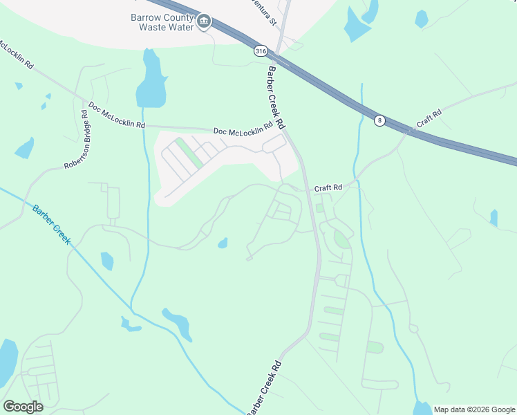 map of restaurants, bars, coffee shops, grocery stores, and more near 827 Commons Park in Statham