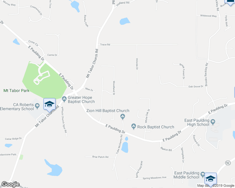 map of restaurants, bars, coffee shops, grocery stores, and more near 331 Woodland Street in Dallas