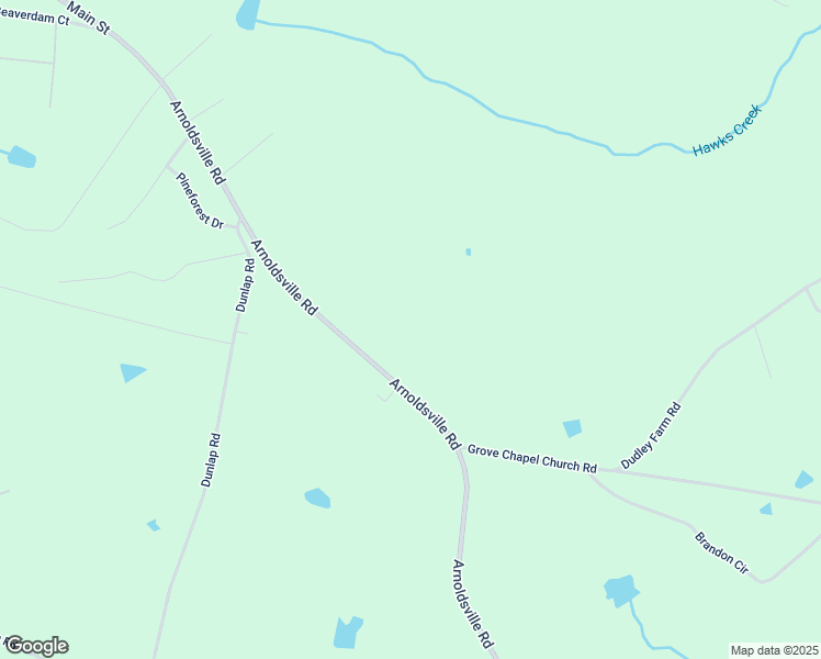 map of restaurants, bars, coffee shops, grocery stores, and more near 802 Arnoldsville Road in Winterville