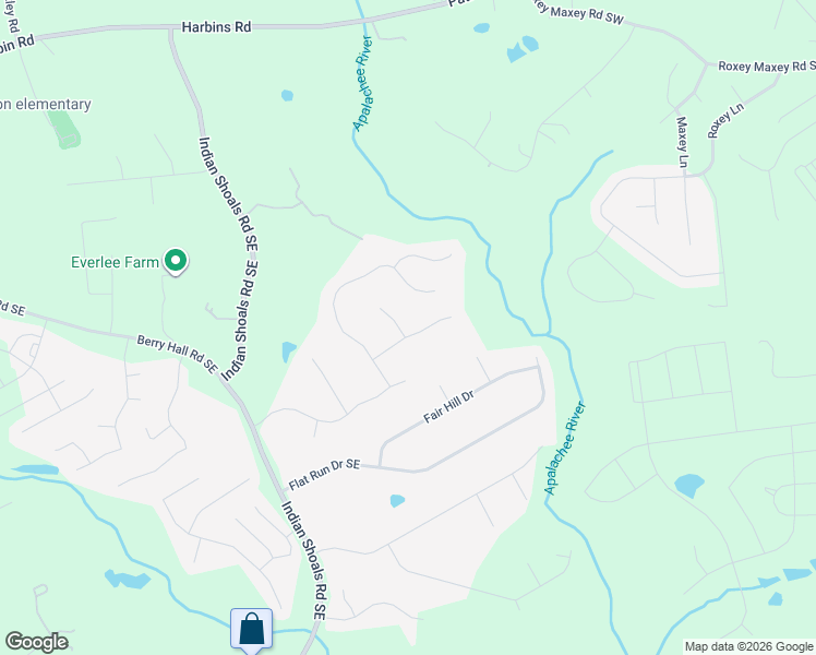 map of restaurants, bars, coffee shops, grocery stores, and more near 3794 Frostberry Fall Place Southeast in Bethlehem