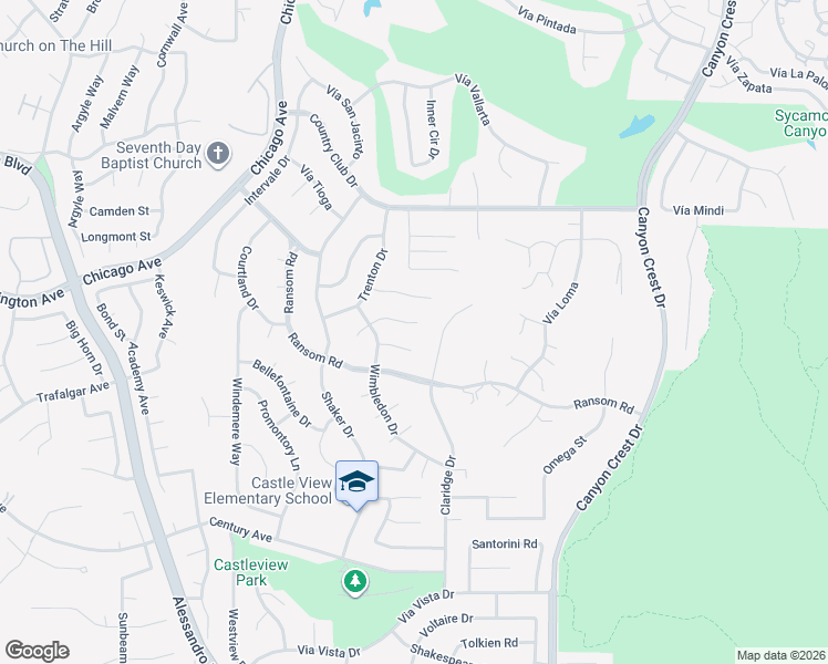 map of restaurants, bars, coffee shops, grocery stores, and more near 1311 Cadwell Court in Riverside