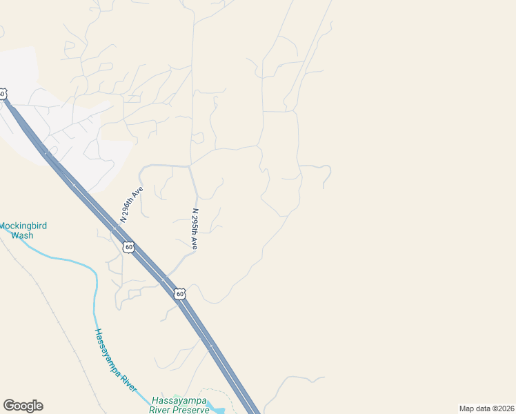 map of restaurants, bars, coffee shops, grocery stores, and more near 50811 North 293rd Avenue in Wickenburg