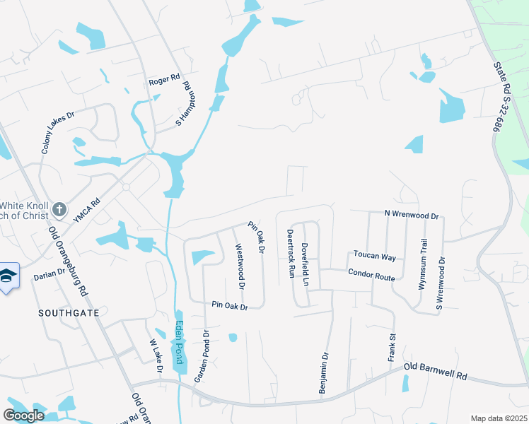 map of restaurants, bars, coffee shops, grocery stores, and more near 116 North Pond Court in Lexington