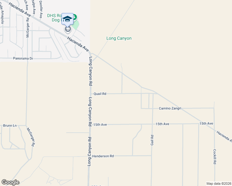 map of restaurants, bars, coffee shops, grocery stores, and more near Camino Zangri in Desert Hot Springs