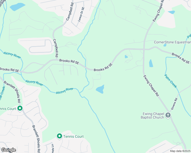 map of restaurants, bars, coffee shops, grocery stores, and more near 1591 Oakbrook Pond Place in Dacula