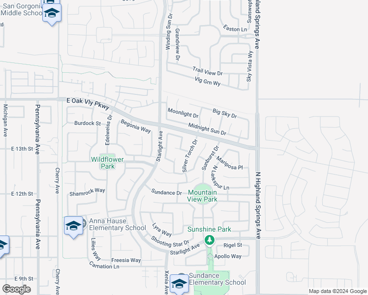map of restaurants, bars, coffee shops, grocery stores, and more near 1312 Daylily Drive in Beaumont