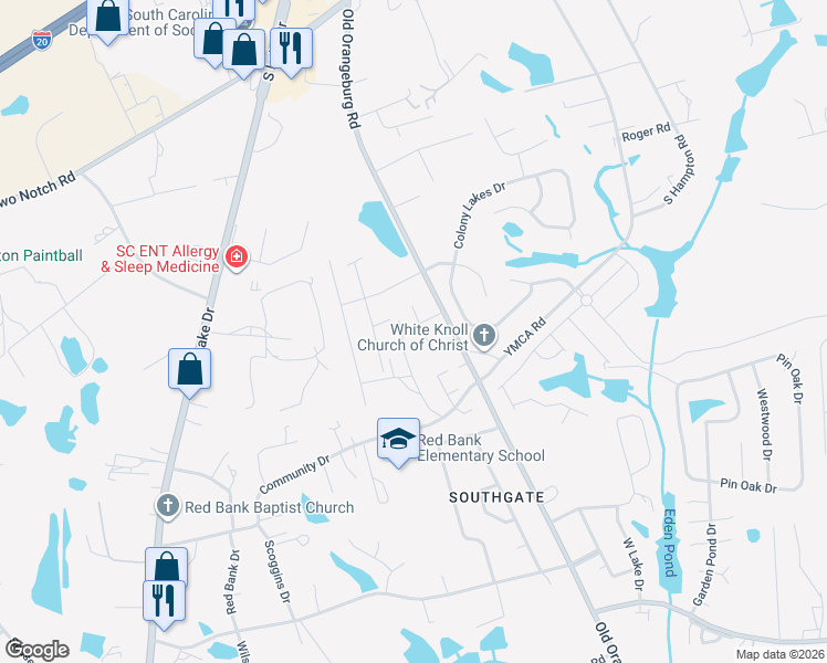 map of restaurants, bars, coffee shops, grocery stores, and more near 224 Amber Chase Court in Lexington