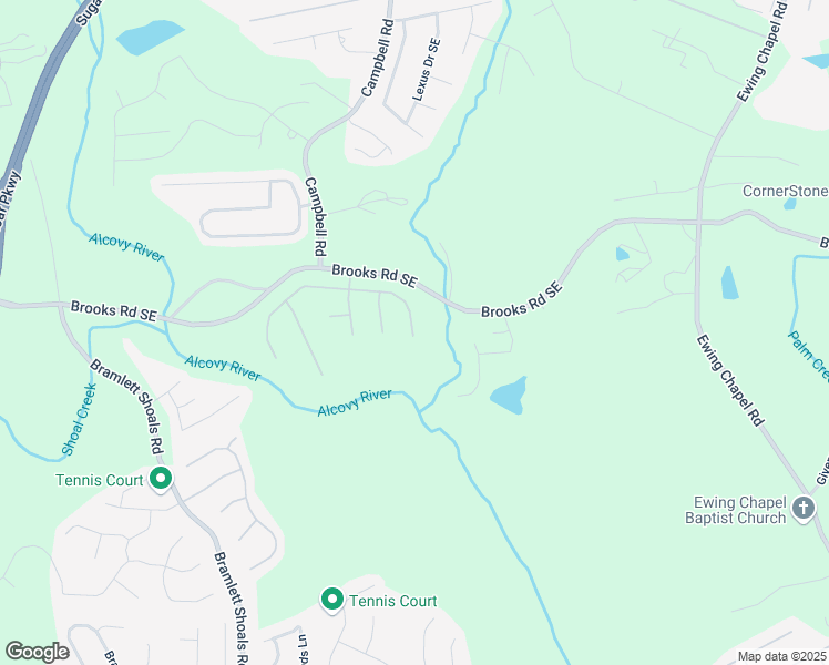 map of restaurants, bars, coffee shops, grocery stores, and more near 1830 Brooks Pointe Court in Dacula