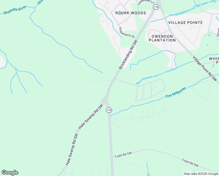 map of restaurants, bars, coffee shops, grocery stores, and more near 660 Bricklanding Road Southwest in Shallotte