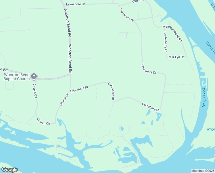 map of restaurants, bars, coffee shops, grocery stores, and more near 1724 Lakeshore Drive in Gadsden