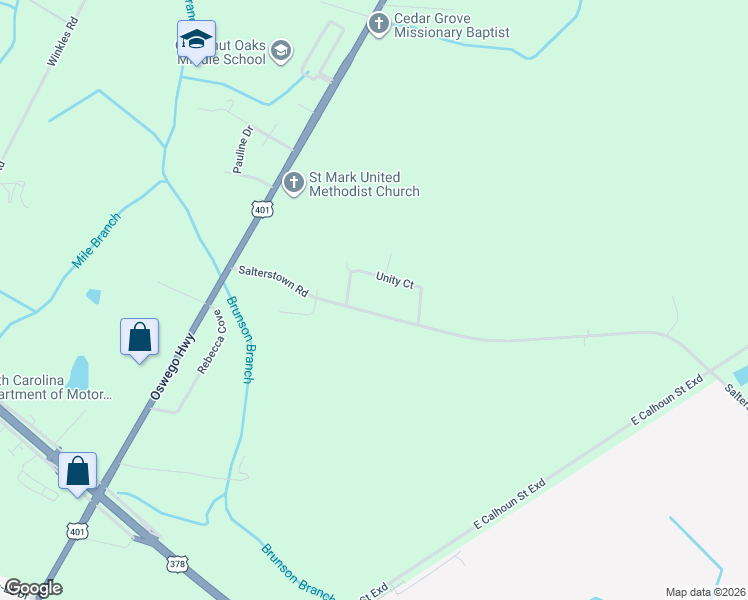 map of restaurants, bars, coffee shops, grocery stores, and more near 977 Salterstown Road in Sumter